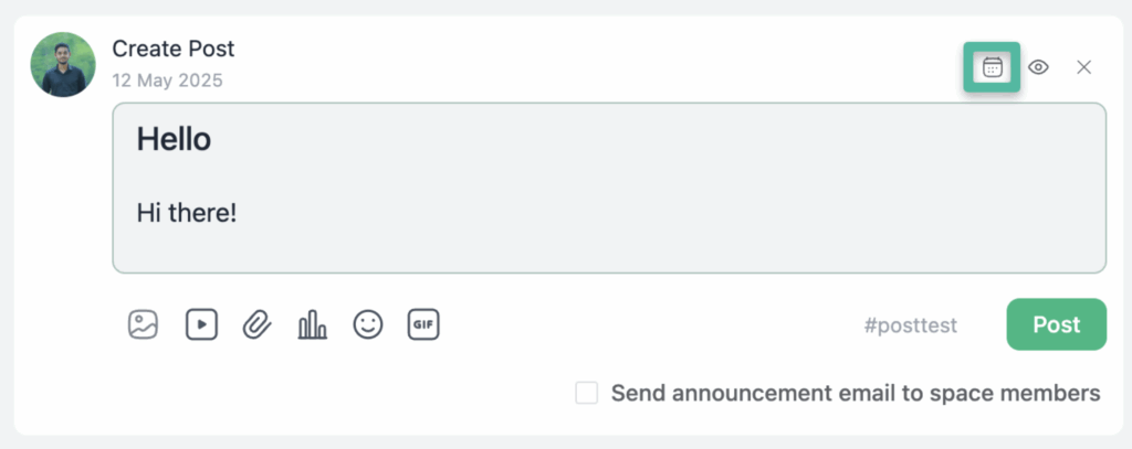 Post Scheduling, FluentCommunity